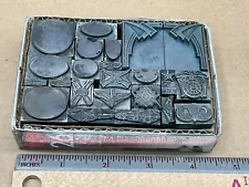 Letterpress Printer Blocks / Solid Lead / Ornaments / Dingbats