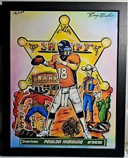 Peyton Manning DOWNTOWN! Style Rare Limited Portrait Numbered /100 SSP READ!