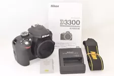 New ListingNIKON D3300 BODY WITH 1155 SHOTS DIGITAL SLR CAMERA LIGHTWEIGHT EXCELLENT+++++