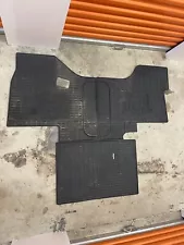 Truck Floor Mats 3PCS for Kenworth T680/T880/W990`S&Peterbilt579/567 Latex/Black