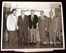 Walt Disney 1955 Orig PHOTO + Advertising Executives Admen for Mickey Mouse Club