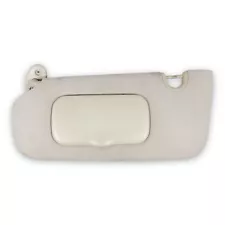 2007-2017 Jeep Compass Driver Left Side Sun Visor White Cream Cloth (For: 2009 Jeep Compass)