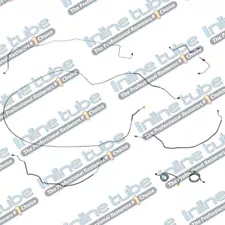1971-76 Chevrolet Impala Convertible Complete Power Disc Brake Line Set Kit OE (For: More than one vehicle)