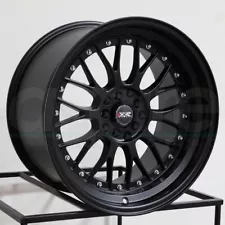 One 18x8.5 XXR 521 5x114.3/5x120 25 Flat Black Wheel Rim 73.1