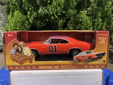 1:18 Johnny Lightning Dukes Of Hazzard General Lee Dodge Charger Diecast Car