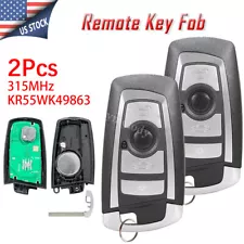 2 for 2011-2016 BMW 5 7 Series 528i 535i 550i 740i 750i Remote Smart Car Key Fob (For: 2016 BMW)