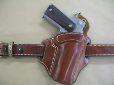 Azula Leather OWB 2 Slot Pancake Belt Holster CCW For.. Choose Color & Gun - 3