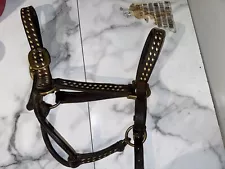 used leather horse halter