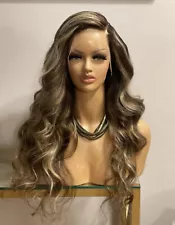 Brazilian Custom Brown Blonde Lace Wig 24 Inches