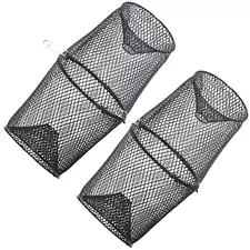 2 Pack Crawfish / Minnow Trap Collapsible for Crawdads Crayfish Bait Traps