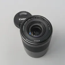 New ListingCanon EF-M 55-200mm f/4.5-6.3 IS STM Lens - plus Caps