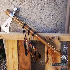 19" Native American TOMAHAWK Replica Camping Decoration Display Axe PEACE PIPE