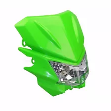 Green 35W Off Road Dirt Bike Headlight For KDX 220R KLX DRDS YZ XT DT SX KX (For: Kawasaki KDX50)