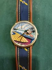 Breil Antibes Disney Watch - Mickey Mouse Flying Class Rare Estate Sale Find