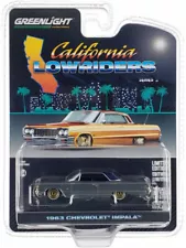 Raw Metal Chase 1963 CHEVROLET IMPALA LOWRIDER 1/64 DIECAST GREENLIGHT 63060 C