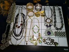 Vintage Estate Sale Jewelry Lot, Costume, Metal, Clean Wow!