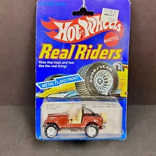 (New Sealed) Vintage Hot Wheels HW Real Riders - 1983 Jeep CJ-7 #4362