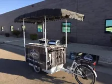 Mobile Electric Tricycle Cart Food Concession Vending Kiosk Stand - will ship