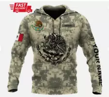 Personalized Mexican Army Camo 3D HOODIE HALLOWEEN GIFT CHRISTMAS GIFT