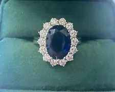 Exact Replica Of Princess Diana’s Royal Engagement Ring, Size 8