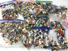 LEGO HUGE 5 POUND LOT OF DAMAGED MINIFIGURES & BODY PARTS BULK MIX private lot