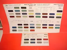 1949 1950 1951 1953 NASH AMBASSADOR CUSTOM SUPER STATESMAN RAMBLER PAINT CHIPS