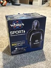 white’s mx sport waterproof Medal Detector headphones NEW