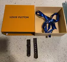 Genuine Louis Vuitton fabric watch band strap 20mm fits Samsung others, with box