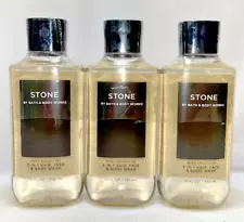 3 Stone Men's Collection Bath & Body Works 3-IN-1 Hair, Face & Body Wash 10 fl