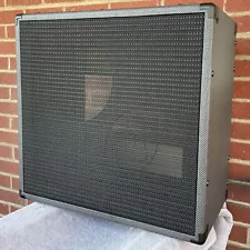 2x10 Guitar Speaker Cabinet - Open Back - Charcoal Tweed Pattern Tolex - Empty