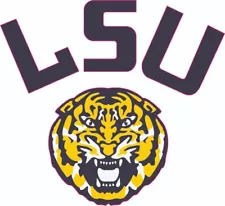 LSU Full Size Football Helmet Decals