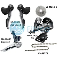 New Shimano Claris R2000 Road Drivetrain Group Groupset 2x8-speed