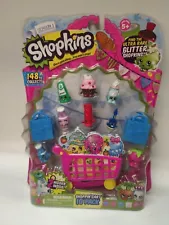 Shopkins Season 1 - 10 Pack with Shoppin CartGlitter Shopkins