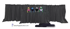 FULL Puppet Stage w/Wings - DLX 2 Tier Professional Tripod Puppet Theater Stage