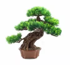 Japanese Pine Bonsai Tree Fake Potted Plants House Plants for Bathroom Home