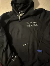 NIKE LeBron More Than An Athlete Hoodie BLACK, XXL King James Interrupted