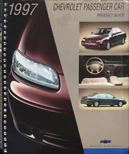 1997 Chevy Data Book Dealer Album Color and Upholstery Chevrolet Showroom