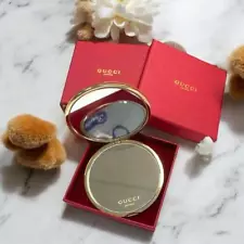 GUCCI Gucci Perfumes Compact Mirror Gold Not for Sale Unused!