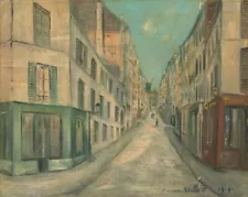 Street in Paris : 1914 : Maurice Utrillo : Archival Quality Art Print