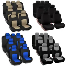 Universal Fit Car Seat Covers for Auto SUV Van Truck -3 Row 2/5/7-Sits protector