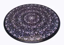 Marble center patio 36" Table Top For Sale Inlaid Semi Precious stone roomDecor