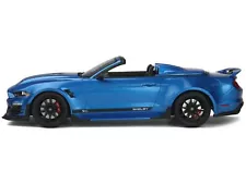 2022 Shelby Super Snake Speedster Convertible Blue Metallic with Black Stripes