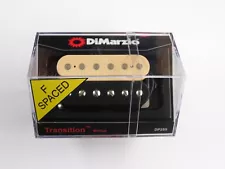 DiMarzio F-spaced Transition Bridge Black/Creme W/Chrome Poles DP 255