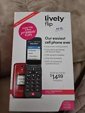 Lively Jitterbug Flip2Cell Phone for Seniors New INBOXNOT INCLUDED IN BULK SALE