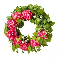 New Member's Mark 26" Pink Floral and Greenery Spring Wreath Beautiful!