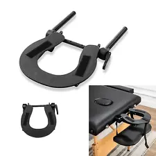 Adjustable Massage Table Face Cradle Universal Headrest for Pad Pillow Spa Black