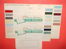 1959 CHRYSLER CROWN IMPERIAL 300E WINDSOR NEW YORKER SARATOGA PAINT CHIPS +