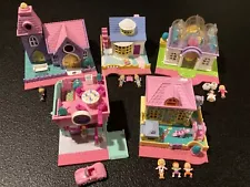 Polly Pocket Pollyville Weekend Deluxe Gift Set Mattel Vintage Bluebird 1993-94