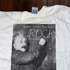 Albert Einstein Students Teacher Vintage T Shirt Y2K Educate Salem Oregon PDX