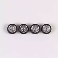 #618 Silver "Cragar" Style Low Profile Truck Wheels